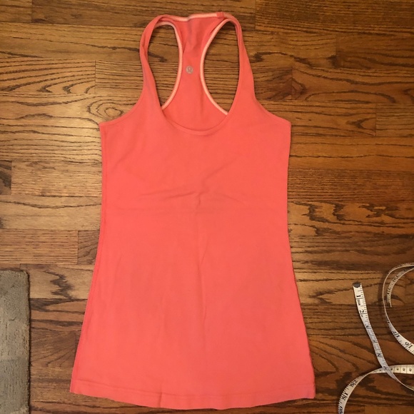 lululemon athletica Tops - Lululemon pink cotton tank size Small
